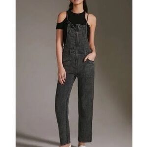 Pilcro Charcoal Guaze Overalls